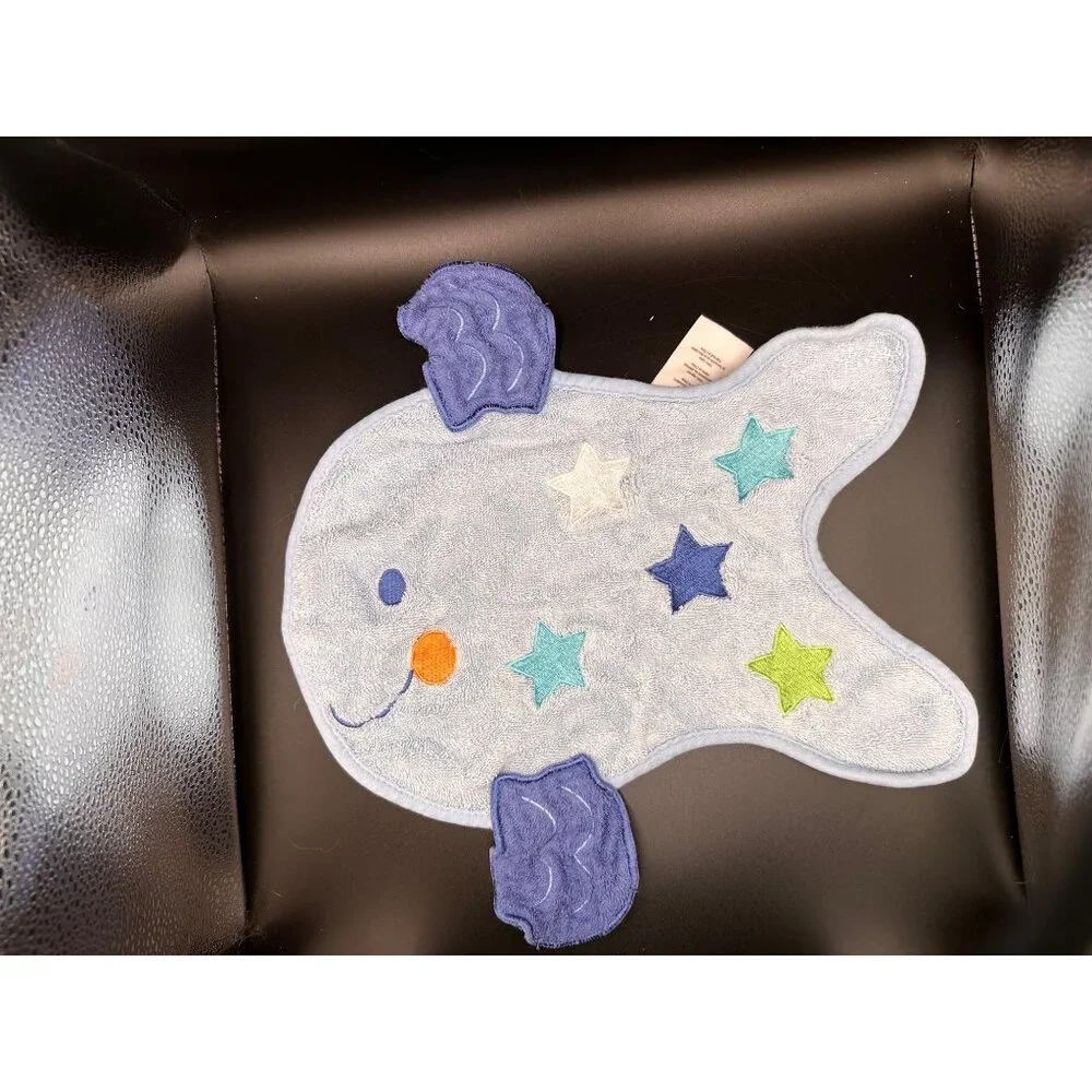 Koala Baby terrycloth fish shaped baby washcloth Vtg Toys R Us DISCONTINUED RARE